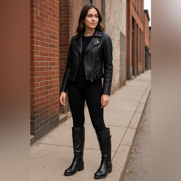 Madden Girl Shoes - Madden Girl “Calinda” Quilted Knee-High Riding Boots – Black, Size 7.5